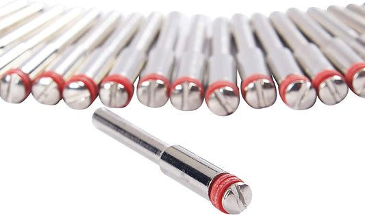 20 pcs - 1/8 inch Rotary Tool Mandrel for Accessories, Discs, and Wheels Stem Connection Compatible with Dremel 402